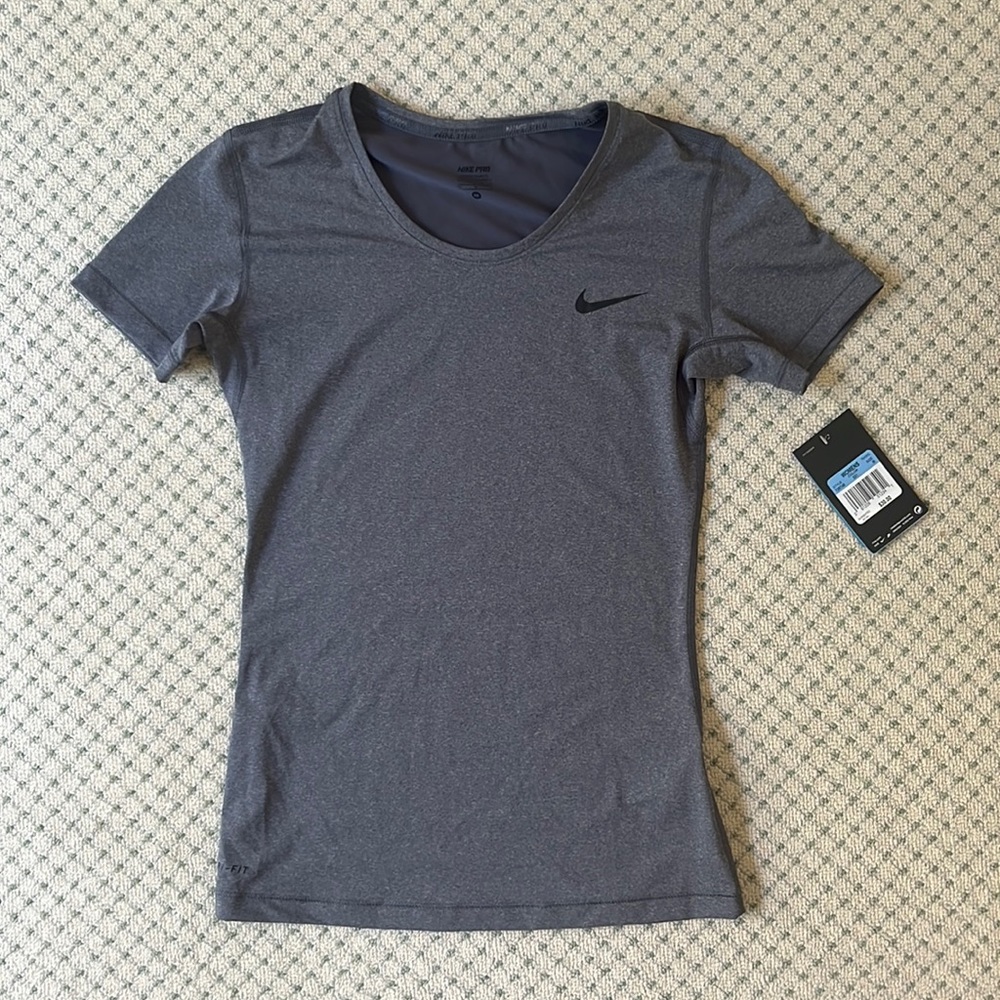 Nike Pro Grey Women’s Dri-Fit top